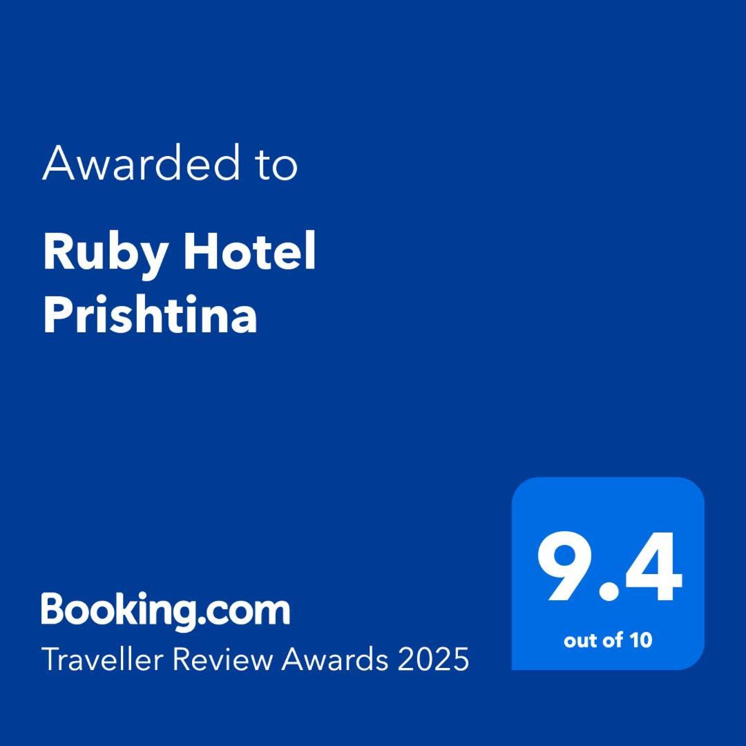 Ruby Hotel Prishtina 프리슈티나 외부 사진